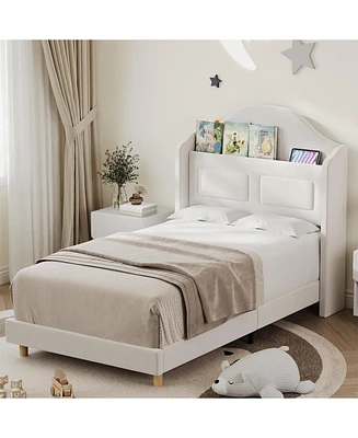 gaomon Twin Bed Frame with Lights