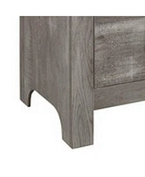 Slickblue Classic 2-Drawer Nightstand for Timeless Bedroom Storage and Organization