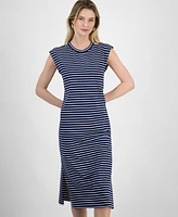 On 34th Women's Extended-Shoulder Knit Midi Dress, Exclusively at Macy's