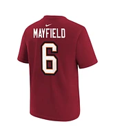 Nike Men's Baker Mayfield Red Tampa Bay Buccaneers Player Name Number T-Shirt