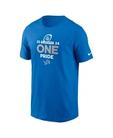 Nike Men's Blue Detroit Lions 2024 Nfl Playoffs T-Shirt