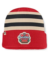 Fanatics Men's Red/Cream Chicago Blackhawks 2025 Nhl Winter Classic Cuffed Knit Hat