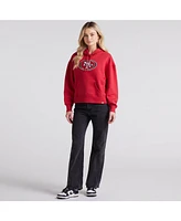 Fanatics Women's Scarlet San Francisco 49ers Legacy Fleece Pullover Hoodie