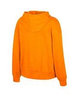 Colosseum Women's Tennessee Orange Volunteers Reflection Rhinestone Drawcord Pullover Hoodie