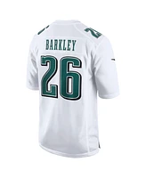 Nike Men's Saquon Barkley Tundra White Philadelphia Eagles Fashion Game Jersey