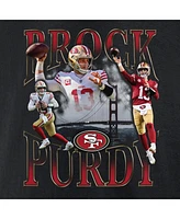 Fanatics Men's Brock Purdy Black San Francisco 49ers Notorious Player Graphic T-Shirt