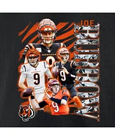 Fanatics Men's Joe Burrow Black Cincinnati Bengals Notorious Player Graphic T-Shirt