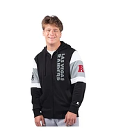 Starter Men's Black Las Vegas Raiders Extreme Full-Zip Hoodie