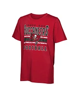 Outerstuff Big Boys and Girls Tampa Bay Buccaneers In the Mix T-Shirt Combo Set