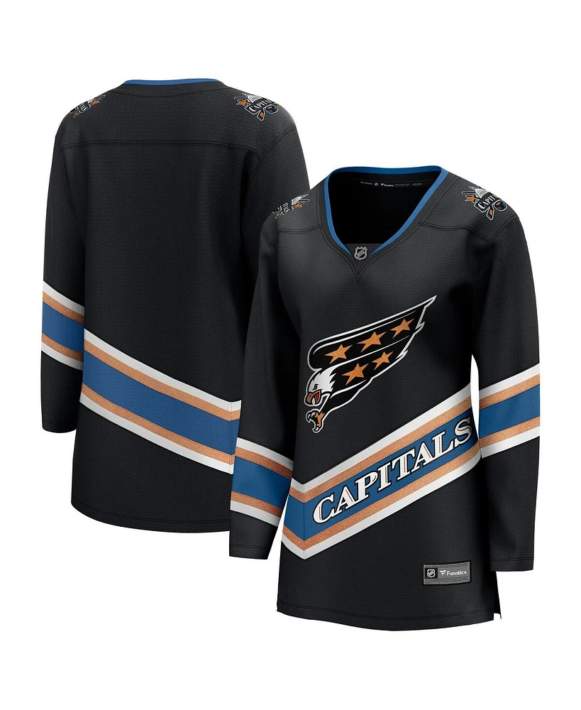 Fanatics Women's Black Washington Capitals Alternate 50th Anniversary Breakaway Jersey