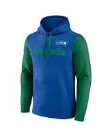 Fanatics Men's Royal Seattle Seahawks Fleece Pullover Hoodie