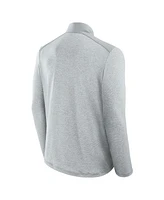 Fanatics Men's and Women's Gray/Heather Gray Detroit Lions Front Office Tonal Full-Zip Jacket