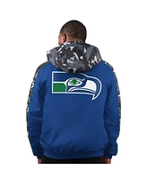 Starter Men's Royal Seattle Seahawks Thursday Night Gridiron Full-Zip Hoodie Jacket