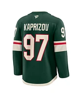 Fanatics Men's Kirill Kaprizov Green Minnesota Wild Home Premium Jersey