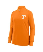 Fanatics Women's Tennessee Orange Volunteers Velocity French Terry Quarter-Zip Jacket