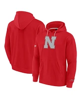 Fanatics Men's Scarlet Nebraska Huskers Pace Pullover Hoodie