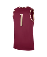 Nike Men's 1 Garnet Florida State Seminoles Road Replica Jersey