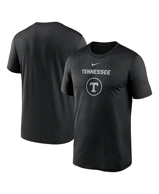 Nike Men's Black Tennessee Volunteers On-Court Basketball Legend Practice Performance T-Shirt