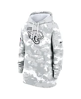 Nike Women's Arctic Camo Jacksonville Jaguars 2024 Salute To Service Club Fleece Oversized Pullover Hoodie