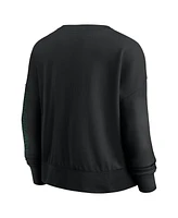 Fanatics Black Boston Celtics Oversized Game Day Pullover Sweatshirt