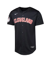 Nike Big Boys and Girls Navy Cleveland Guardians Alternate Limited Jersey