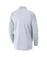 Nike Men's White Philadelphia 76ers 2024/25 City Edition Authentic Coaches Performance Half-Zip Top