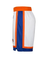 Nike Men's White New York Knicks 2024/25 City Edition Swingman Shorts