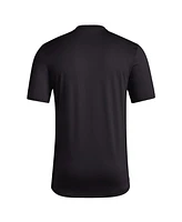 Adidas Men's Black Miami Hurricanes Strategy Pre-Game T-Shirt