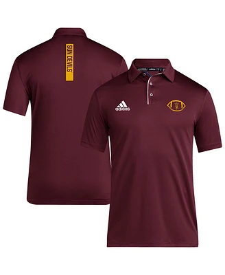 Adidas Men's Maroon Arizona State Sun Devils Coaches Polo