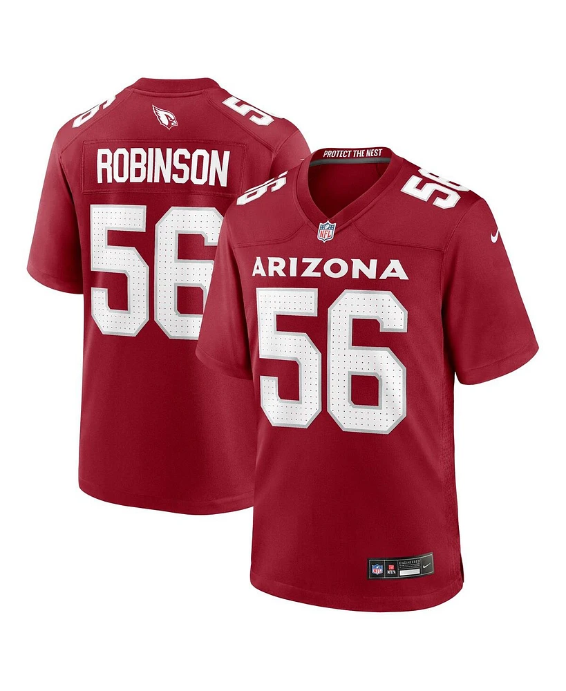 Nike Men's Darius Robinson Cardinal Arizona Cardinals Player Game Jersey