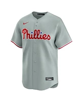 Nike Men's J.t. Realmuto Gray Philadelphia Phillies Away Limited Player Jersey