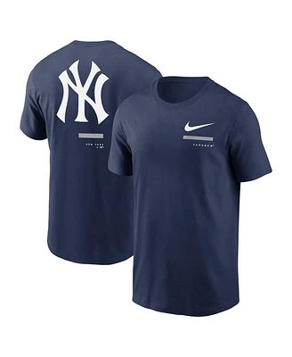 Nike Men's Navy New York Yankees Over the Shoulder T-Shirt