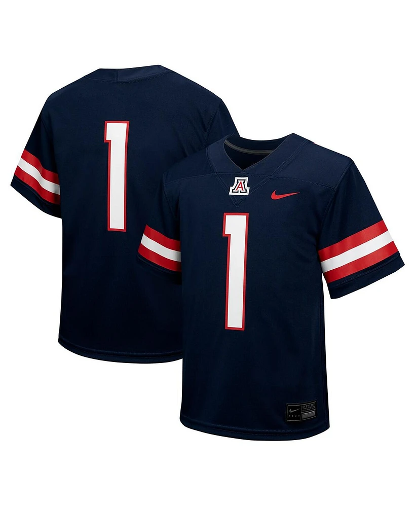 Nike Big Boys and Girls 1 Navy Arizona Wildcats Untouchable Football Jersey