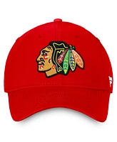 Fanatics Men's Red Chicago Blackhawks Core Primary Logo Flex Hat