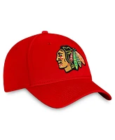 Fanatics Men's Red Chicago Blackhawks Core Primary Logo Flex Hat