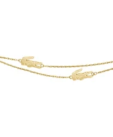Lacoste Crocodile Charm Chain Bracelet