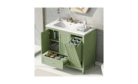 Slickblue Bathroom Vanity with Sink for Stylish and Practical Bathroom Storage