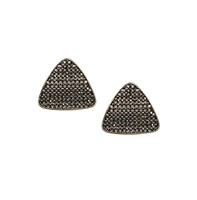 Intricate Triangle Stud Earrings
