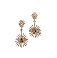 Sohi Maxi Crystal Drop Earrings