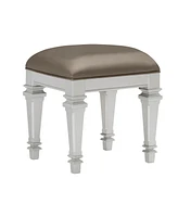 Slickblue Elegant Vanity Stool for Bedroom or Dressing Room Seating and Decor