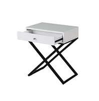 Slickblue 1-Drawer Nightstand with Stylish Design for Bedroom Storage