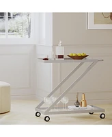 Slickblue Modern Bar Cart for Stylish and Convenient Beverage Storage