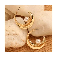 Casual Pearls Drop Earring