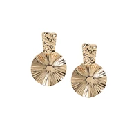 Sohi Textured Abstarct Drop Earrings