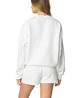 Edikted Women's Cali Bow Sweatshirt