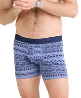 Saxx Men's DropTemp Slim-Fit Cooling Printed Boxer Briefs