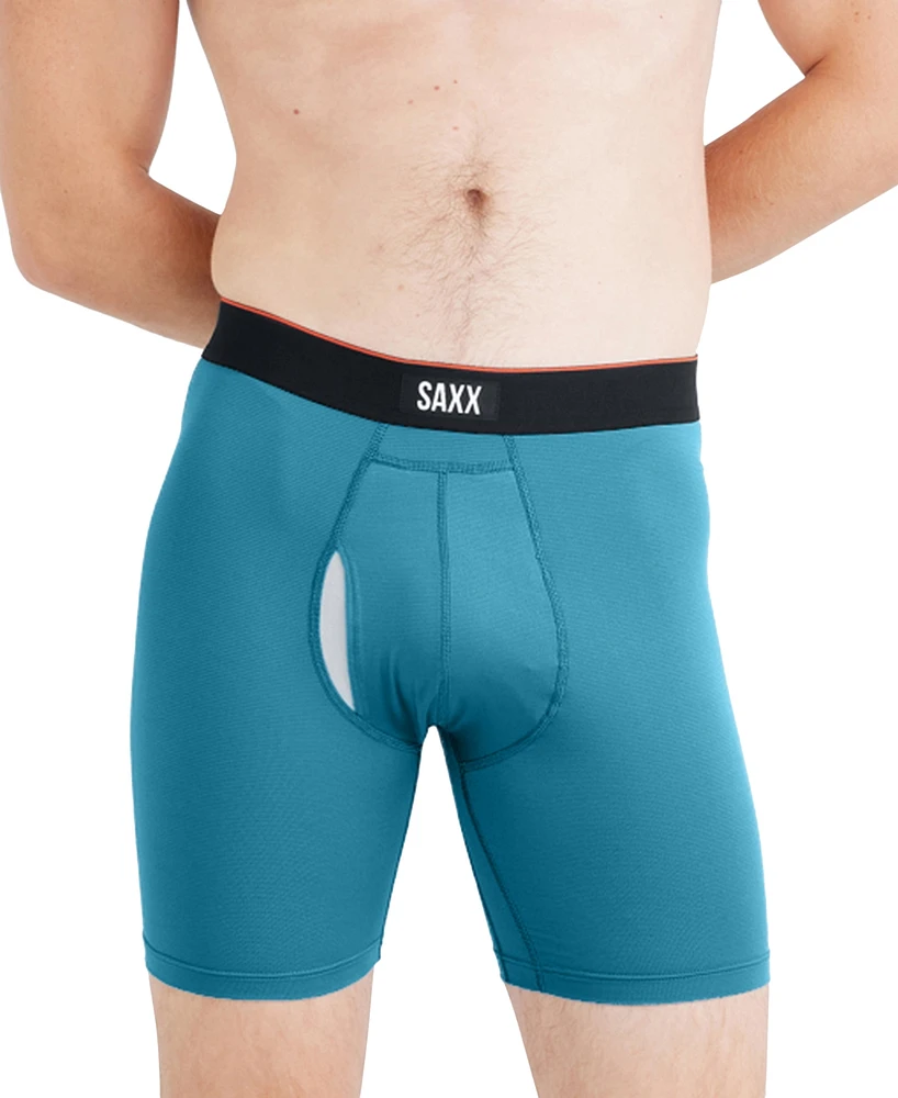 Saxx Men's Multi-Sport Solid Mesh Boxer Briefs