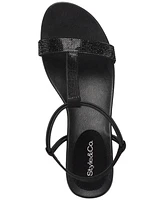 Style & Co Women's Mulan Embellished Wedge Sandals, Created Macy's