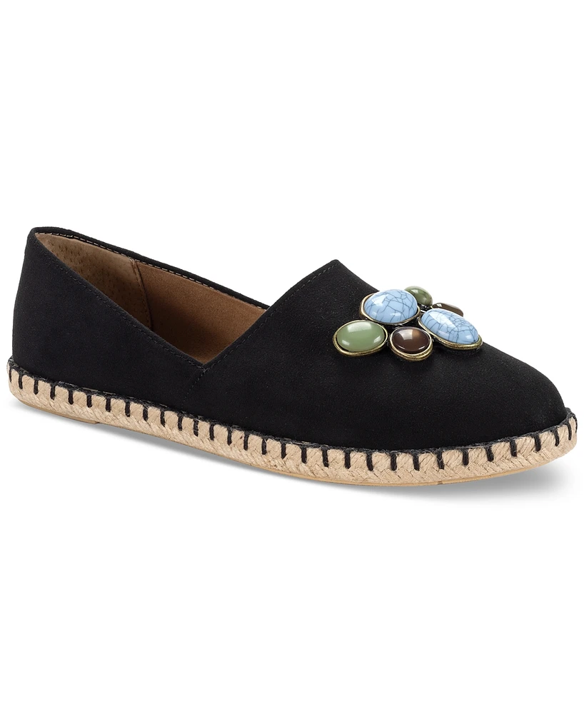 Style & Co Women's Reevee Stitched-Trim Espadrille Flats, Exclusively at Macy's