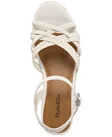 Style & Co Women's Vanaa Wedge Sandals, Exclusively at Macy's